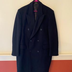 Nino Cerruti Mens Cashmere Wool Jacket Trench 40R